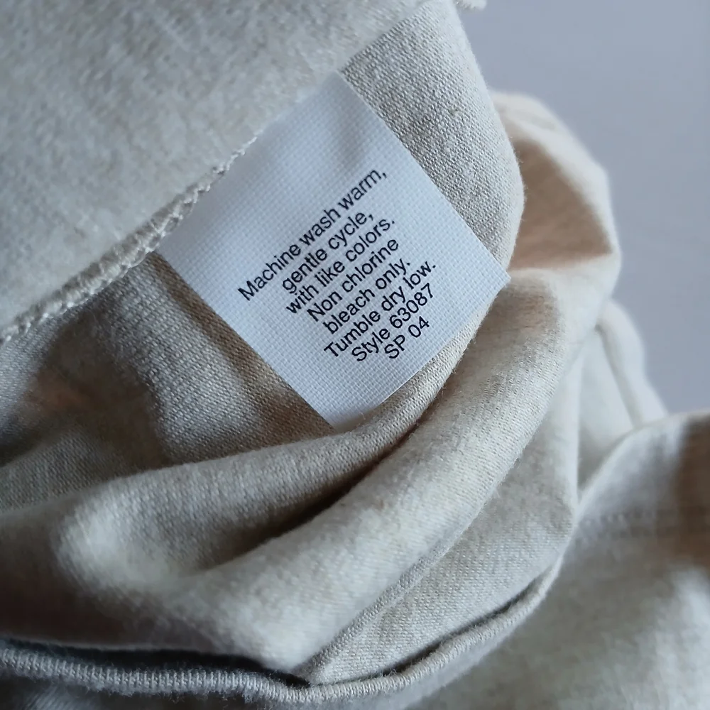 j.crew 2004 cotton tee shirt medium minimal neutral vintage y2k clean earth prep